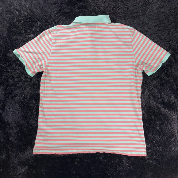 Southern Tide Shirt Men's 2XL Skipjack Polo Striped Preppy Summer Casual Coastal - Picture 7 of 8